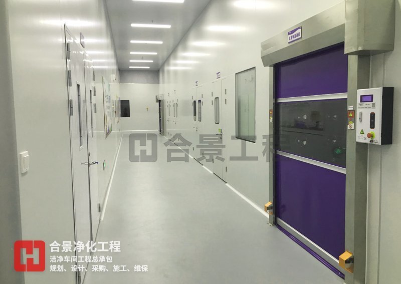 锂电池无尘车间厂房建设完工