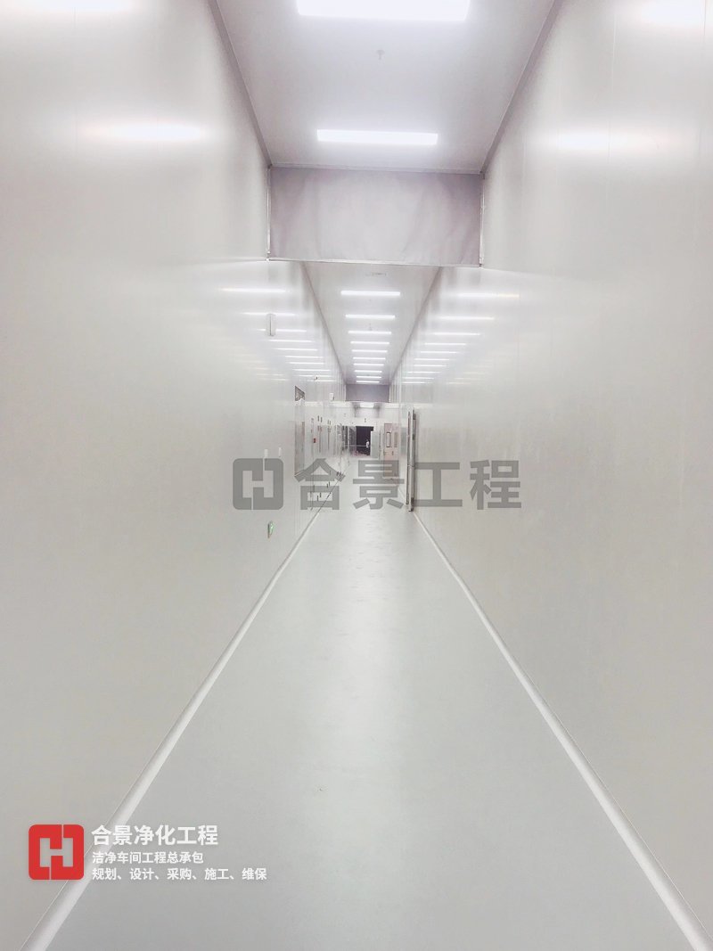 锂电池无尘车间厂房建设完工